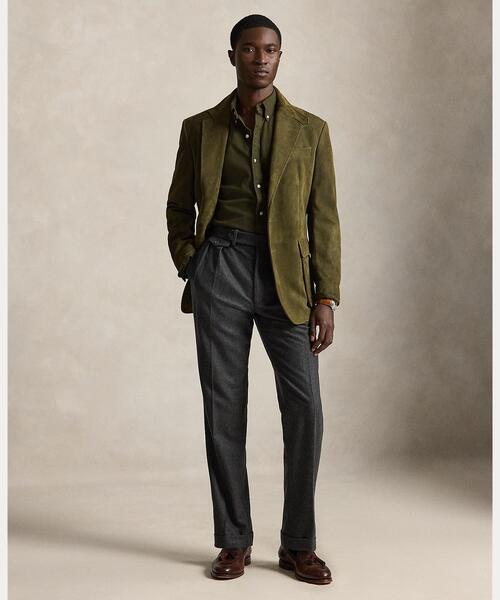 POLO RALPH LAUREN(ポロ ラルフ ローレン)の「クラシック フィット ブラッシュド フランネル シャツ(シャツ/ブラウス・メンズ・グリーン系1・XS/XL/S/M/L)」の7枚目の写真