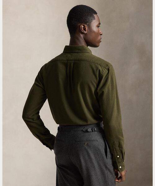 POLO RALPH LAUREN(ポロ ラルフ ローレン)の「クラシック フィット ブラッシュド フランネル シャツ(シャツ/ブラウス・メンズ・グリーン系1・XS/XL/S/M/L)」の6枚目の写真
