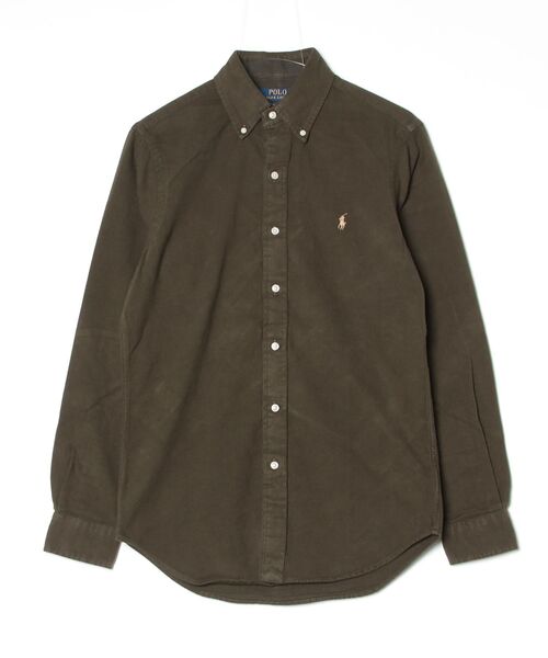 POLO RALPH LAUREN(ポロ ラルフ ローレン)の「クラシック フィット ブラッシュド フランネル シャツ(シャツ/ブラウス・メンズ・グリーン系1・XS/XL/S/M/L)」の3枚目の写真