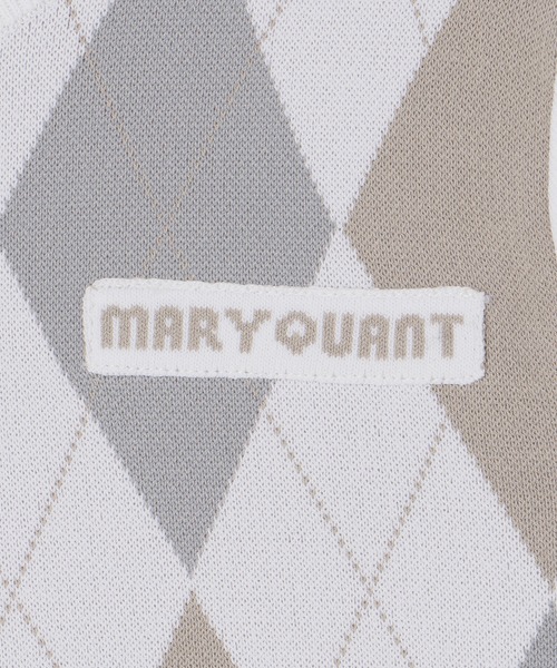 MARY QUANT（マリークワント）の「アーガイルニット プルオーバー（Tシャツ/カットソー・レディース・ブラック/アイボリー/ブラウン・M）」の7枚目の写真