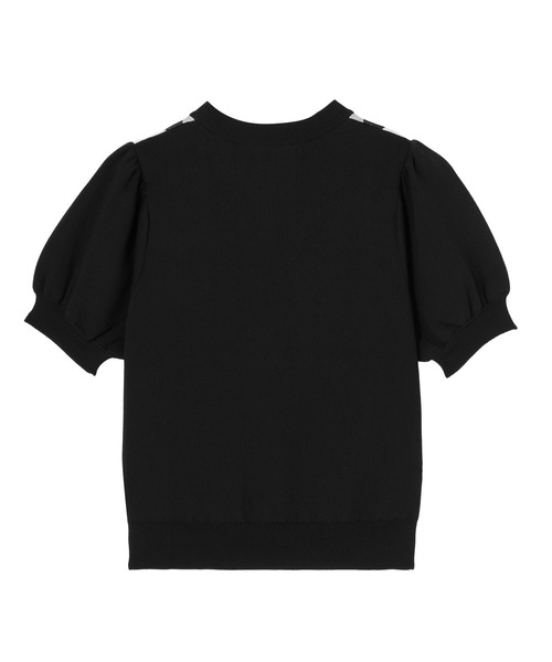 MARY QUANT（マリークワント）の「アーガイルニット プルオーバー（Tシャツ/カットソー・レディース・ブラック/アイボリー/ブラウン・M）」の13枚目の写真