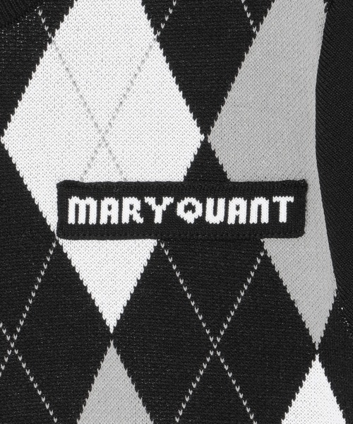 MARY QUANT（マリークワント）の「アーガイルニット プルオーバー（Tシャツ/カットソー・レディース・ブラック/アイボリー/ブラウン・M）」の14枚目の写真