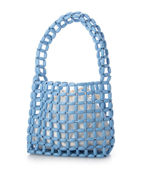 cache cache(カシュ カシュ)の「カシュカシュ cachecache / カラフルウッドビーズワンハンドル手提げ(トートバッグ・レディース・ホワイト/ブラック/パープル/オレンジ/イエロー/ブルー・FREE)」の20枚目の写真