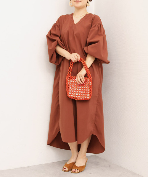 cache cache(カシュ カシュ)の「カシュカシュ cachecache / カラフルウッドビーズワンハンドル手提げ(トートバッグ・レディース・ホワイト/ブラック/パープル/オレンジ/イエロー/ブルー・FREE)」の14枚目の写真