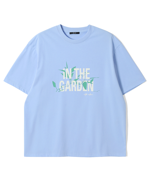 ADHOC(アドホック)の「男性レタリングアートワークハーフスリーブ半袖Tシャツ (SKY BLUE) (HCRSTA1)(Tシャツ/カットソー・メンズ・その他・90/100/95/105)」の1枚目の写真