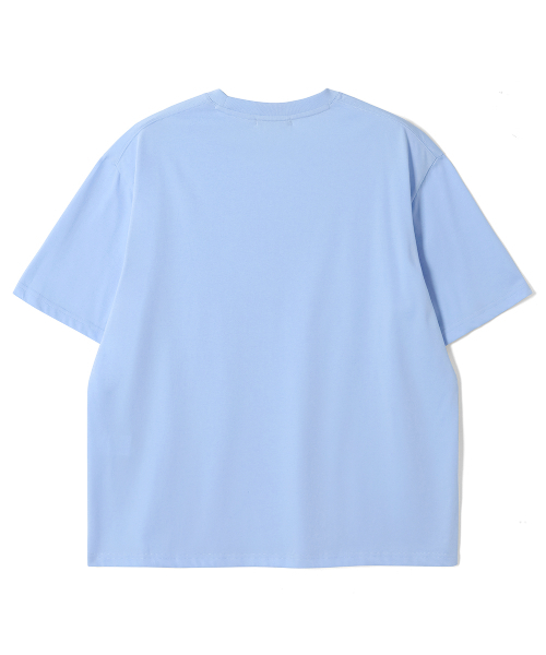 ADHOC(アドホック)の「男性レタリングアートワークハーフスリーブ半袖Tシャツ (SKY BLUE) (HCRSTA1)(Tシャツ/カットソー・メンズ・その他・90/100/95/105)」の2枚目の写真