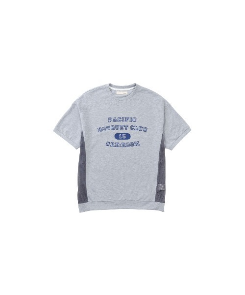 #Re:room(リルーム)の「メッシュスイッチングスウェットTシャツ(Tシャツ/カットソー・メンズ・グレー/ブラック/ネイビー・M-L/S-M)」の8枚目の写真