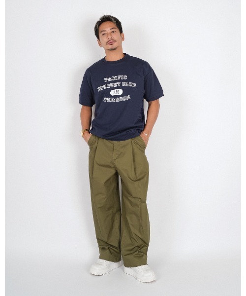 #Re:room(リルーム)の「メッシュスイッチングスウェットTシャツ(Tシャツ/カットソー・メンズ・グレー/ブラック/ネイビー・M-L/S-M)」の17枚目の写真