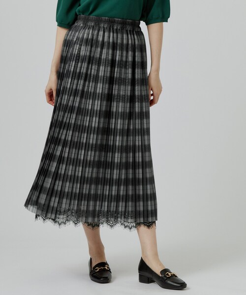 grove(グローブ)の「【着回し◎・大人フェミニン】リバーシブルチュールプリーツスカート(スカート・レディース・グレー系その他2/ブラック/ブルー系その他3・03/02/05/04/01)」の11枚目の写真