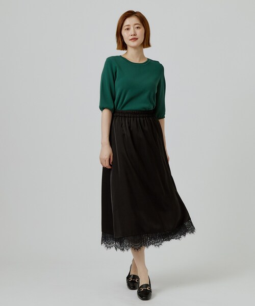 grove(グローブ)の「【着回し◎・大人フェミニン】リバーシブルチュールプリーツスカート(スカート・レディース・グレー系その他2/ブラック/ブルー系その他3・03/02/05/04/01)」の14枚目の写真