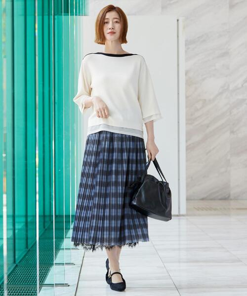 grove(グローブ)の「【着回し◎・大人フェミニン】リバーシブルチュールプリーツスカート(スカート・レディース・グレー系その他2/ブラック/ブルー系その他3・03/02/05/04/01)」の21枚目の写真