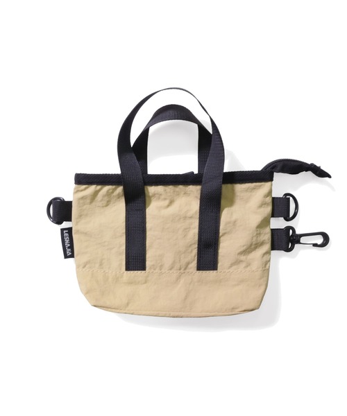 RIVER SIDE CULTURE(リバーサイドカルチャー)の「RIVER SIDE CULTURE / 撥水ナイロンミニサコッシュ(M4)(ショルダーバッグ・メンズ・ブラック/ベージュ/オリーブ・FREE)」の4枚目の写真