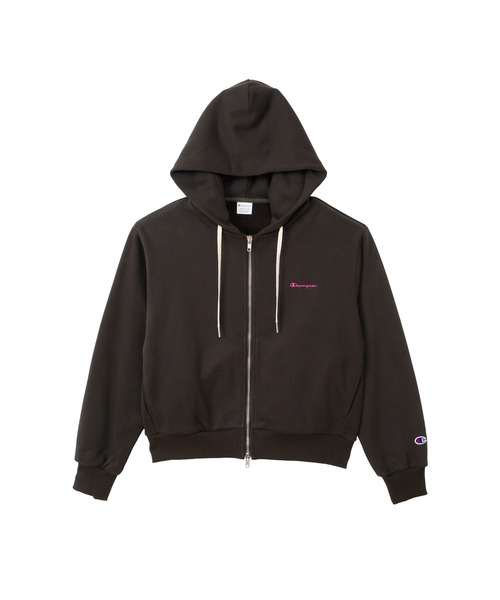 Champion(チャンピオン)の「【Champion/チャンピオン】レディース ダブルジップフーデッドスウェットシャツ(パーカー・レディース・ヘザーグレー/ネイビー系1/レッド系その他3/オートミール/ブラック系その他・MEDIUM/LARGE)」の2枚目の写真