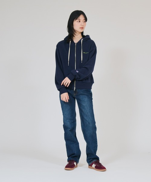 Champion(チャンピオン)の「【Champion/チャンピオン】レディース ダブルジップフーデッドスウェットシャツ(パーカー・レディース・ヘザーグレー/ネイビー系1/レッド系その他3/オートミール/ブラック系その他・MEDIUM/LARGE)」の19枚目の写真