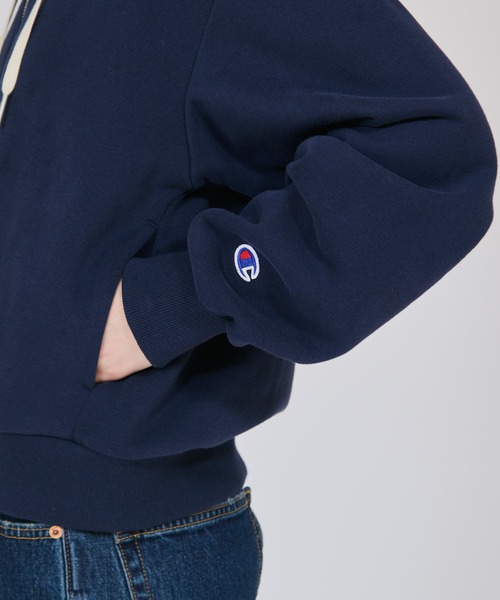 Champion(チャンピオン)の「【Champion/チャンピオン】レディース ダブルジップフーデッドスウェットシャツ(パーカー・レディース・ヘザーグレー/ネイビー系1/レッド系その他3/オートミール/ブラック系その他・MEDIUM/LARGE)」の16枚目の写真