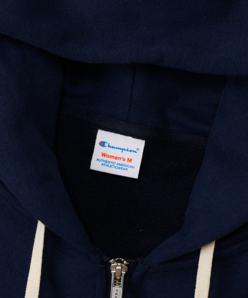 Champion(チャンピオン)の「【Champion/チャンピオン】レディース ダブルジップフーデッドスウェットシャツ(パーカー・レディース・ヘザーグレー/ネイビー系1/レッド系その他3/オートミール/ブラック系その他・MEDIUM/LARGE)」の7枚目の写真