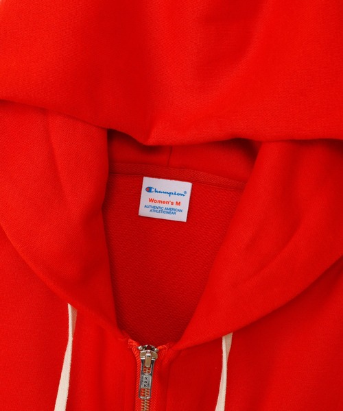 Champion(チャンピオン)の「【Champion/チャンピオン】レディース ダブルジップフーデッドスウェットシャツ(パーカー・レディース・ヘザーグレー/ネイビー系1/レッド系その他3/オートミール/ブラック系その他・MEDIUM/LARGE)」の12枚目の写真