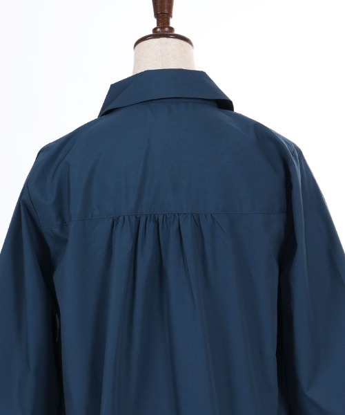 axes femme(アクシーズファム)の「タックデザイン七分袖シャツ(シャツ/ブラウス・レディース・ブルーグリーン/ホワイト/ワイン・FREE)」の18枚目の写真