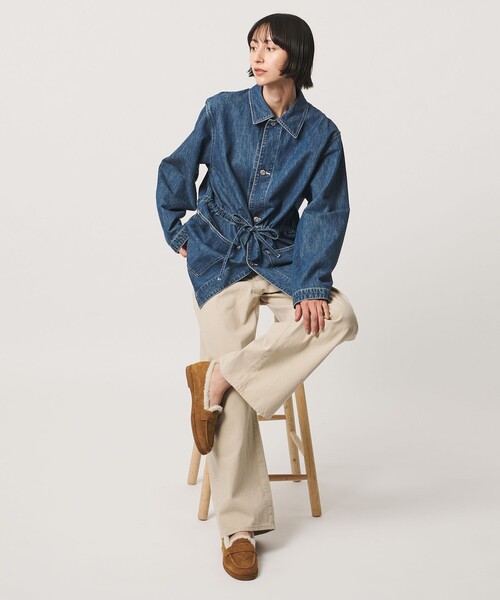 UNITED ARROWS(ユナイテッドアローズ)の「スエード ファーライク ローファー(ローファー・レディース・ブラック/ブラウン系・38/37/35h/35/36/37h/36h)」の12枚目の写真