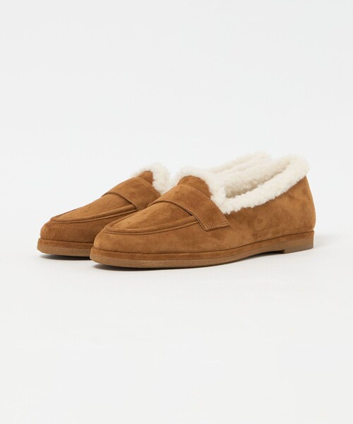 UNITED ARROWS(ユナイテッドアローズ)の「スエード ファーライク ローファー(ローファー・レディース・ブラック/ブラウン系・38/37/35h/35/36/37h/36h)」の8枚目の写真
