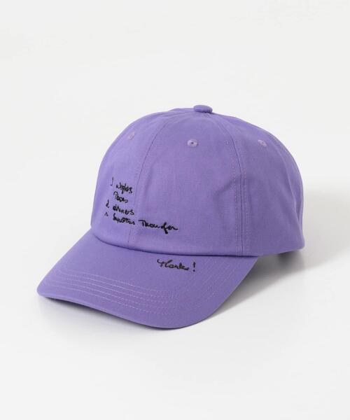 LY（エルワイ）の「LY　LETTER CAP（キャップ・レディース・パープル/ボルドー/オートミール・FREE）」の2枚目の写真