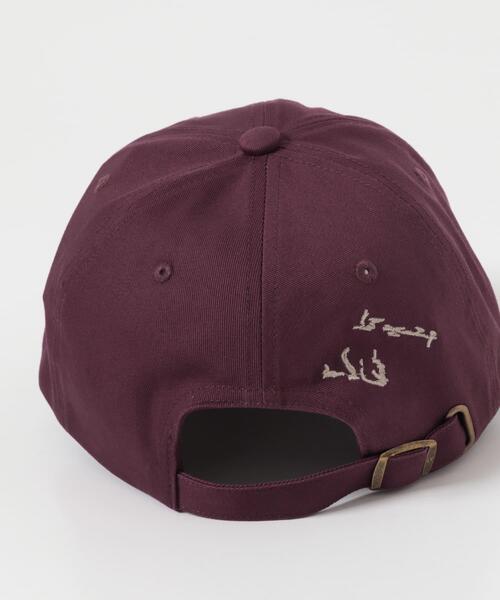 LY（エルワイ）の「LY　LETTER CAP（キャップ・レディース・パープル/ボルドー/オートミール・FREE）」の4枚目の写真