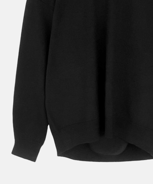 LE CIEL BLEU(ルシェルブルー)の「フラットカットプルオーバー / Flat-Cut Pullover(ニット/セーター・レディース・ネイビー/グレー/ピンク/ブラック・36)」の17枚目の写真