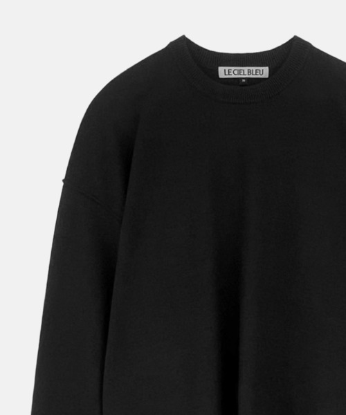 LE CIEL BLEU(ルシェルブルー)の「フラットカットプルオーバー / Flat-Cut Pullover(ニット/セーター・レディース・ネイビー/グレー/ピンク/ブラック・36)」の16枚目の写真