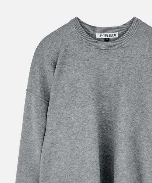 LE CIEL BLEU(ルシェルブルー)の「フラットカットプルオーバー / Flat-Cut Pullover(ニット/セーター・レディース・ネイビー/グレー/ピンク/ブラック・36)」の21枚目の写真