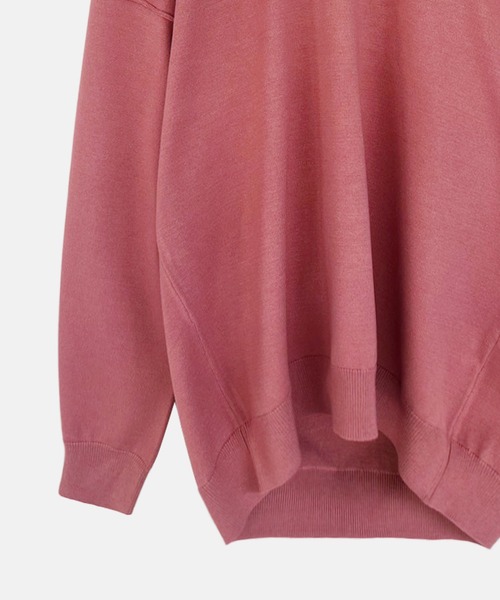 LE CIEL BLEU(ルシェルブルー)の「フラットカットプルオーバー / Flat-Cut Pullover(ニット/セーター・レディース・ネイビー/グレー/ピンク/ブラック・36)」の12枚目の写真