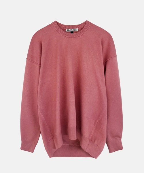 LE CIEL BLEU(ルシェルブルー)の「フラットカットプルオーバー / Flat-Cut Pullover(ニット/セーター・レディース・ネイビー/グレー/ピンク/ブラック・36)」の10枚目の写真