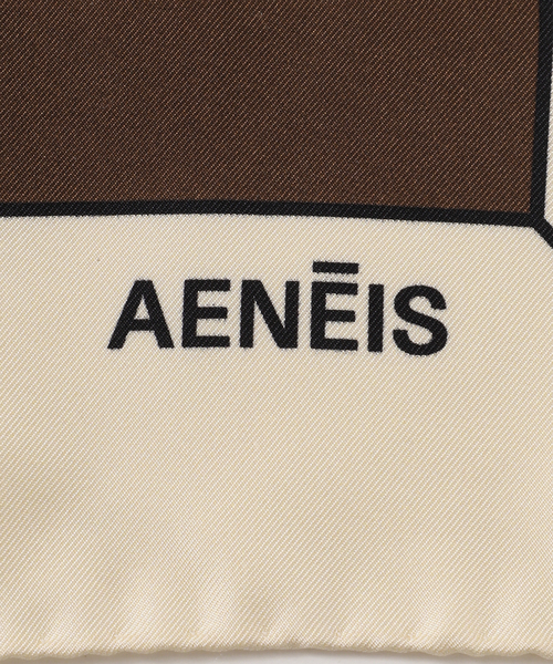 journal standard L'essage(ジャーナルスタンダードレサージュ)の「AENEIS/エネス Lohse Silk Scarf 70 スカーフ(バンダナ/スカーフ・レディース・ブラウン・FREE)」の8枚目の写真