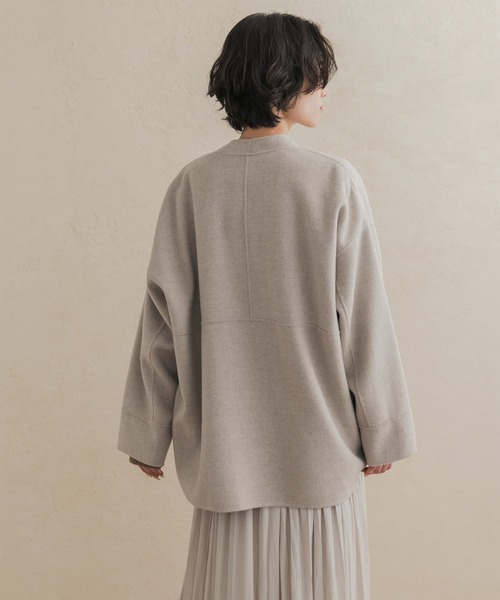 URBAN RESEARCH DOORS(アーバンリサーチドアーズ)の「ウールリバーミドルガウンコート(その他アウター・レディース・ブラウン系その他/ベージュ系その他/チェック・FREE)」の15枚目の写真