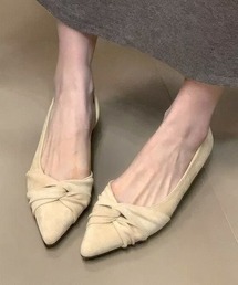 ポインテッドトゥ パンプス レディース
