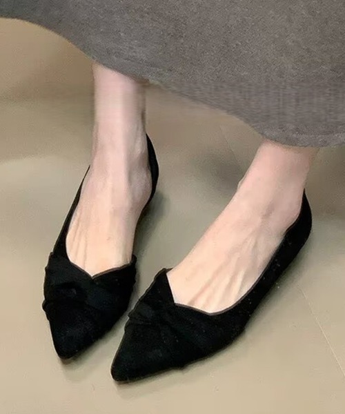 Miniministore(ミニミニストア)の「ポインテッドトゥ パンプス レディース(パンプス・レディース・ライトベージュ/ブラック/ベージュ・22.5cm/23.5cm/23.0cm/25.0cm/24.5cm/24.0cm)」の2枚目の写真