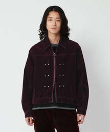 メンズのデニムジャケット（レッド/赤色系）ファッション通販 - ZOZOTOWN