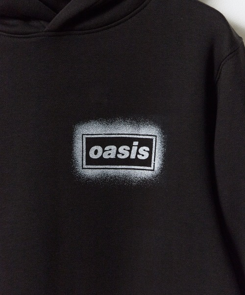 the Oasis(ジオアシス)の「Oasis / オアシス OASIS UNISEX PULLOVER HOODIE: SPRAY LIVE '25 WORLD TOUR ユニセックス プルオーバーフーディー パーカー スウェット トレーナー ライブツアー アームプリント 長袖 メンズ レディース 2026年 秋 秋服 冬 冬服(パーカー・メンズ・ブラック・S/M/L/XL)」の6枚目の写真