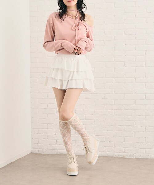 ESPERANZA(エスペランサ)の「エナメル厚底レースアップシューズ(パンプス・レディース・ブラック系1/ベージュ系1・M/S/LL/L)」の8枚目の写真
