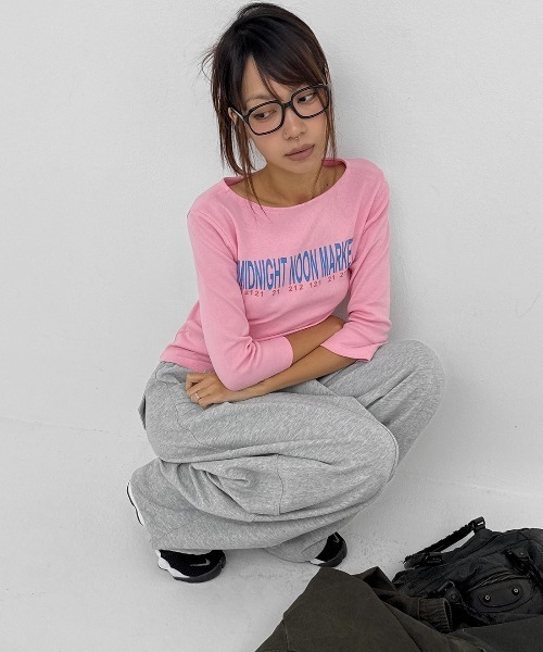BLACKUP（ブラックアップ）の「[MADE] マティール切替バルーンスウェットワイドパンツ（スウェットパンツ・レディース・グレー/ブラック/チャコール・FREE）」の9枚目の写真