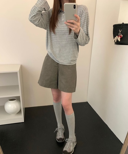 HALEY PESCA(ヘーリーペスカ)の「HALEY PESCA/ベーシック ボーダーポロトップス(ポロシャツ・レディース・その他2/その他1/その他3・FREE)」の7枚目の写真