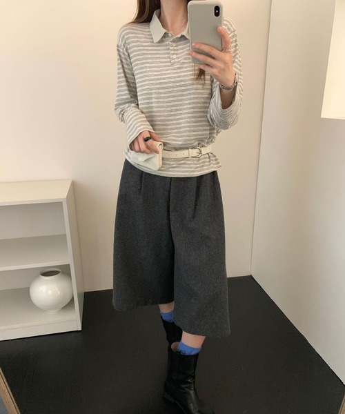 HALEY PESCA(ヘーリーペスカ)の「HALEY PESCA/ベーシック ボーダーポロトップス(ポロシャツ・レディース・その他2/その他1/その他3・FREE)」の22枚目の写真