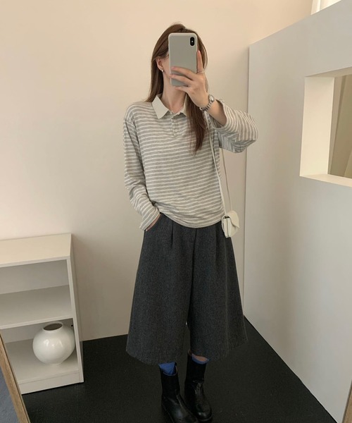 HALEY PESCA(ヘーリーペスカ)の「HALEY PESCA/ベーシック ボーダーポロトップス(ポロシャツ・レディース・その他2/その他1/その他3・FREE)」の14枚目の写真