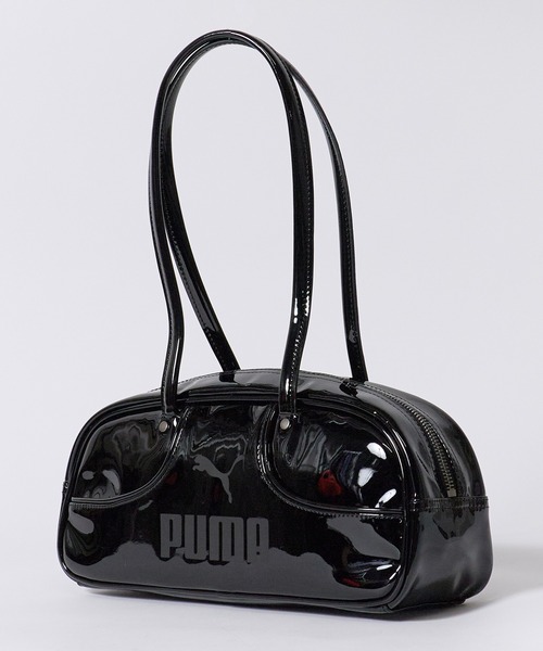 PUMA(プーマ)の「PUMA/プーマ 1976 FLUTE GRIP BAG PUMA フルートグリップバッグ ウエストポーチ エナメル ロゴ カジュアルバック ユニセックス アウトドア 2026秋冬 秋服 冬服(ボディバッグ/ウエストポーチ・レディース・ホワイト/ブラック・FREE)」の10枚目の写真