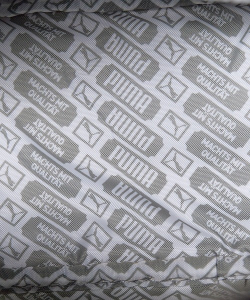 PUMA(プーマ)の「PUMA/プーマ 1976 FLUTE GRIP BAG PUMA フルートグリップバッグ ウエストポーチ エナメル ロゴ カジュアルバック ユニセックス アウトドア 2026秋冬 秋服 冬服(ボディバッグ/ウエストポーチ・レディース・ホワイト/ブラック・FREE)」の3枚目の写真