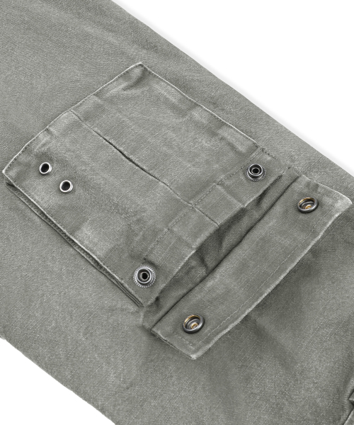 XTONZ(エクストーンズ)の「XJ143 ミリタリー ヴィンテージウォッシュ ロング m65 フィールドジャケット (KHAKI)(ミリタリージャケット・レディース・その他・LARGE/MEDIUM)」の12枚目の写真