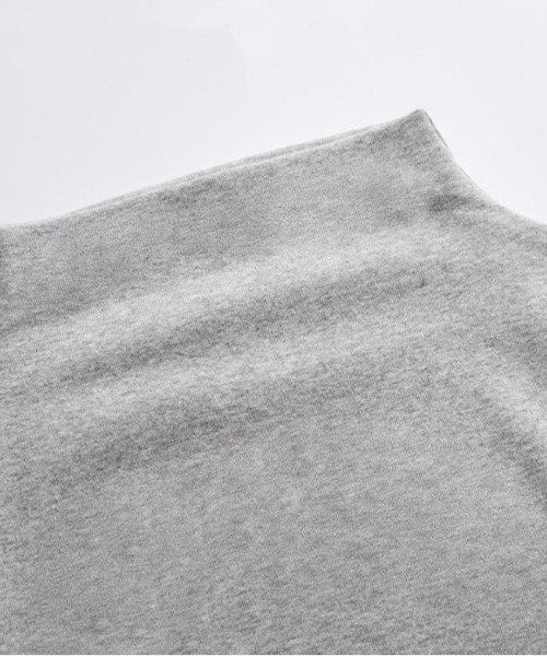 Bifrost(ビフレスト)の「柔らかい着心地ハーフハイネック長袖 T シャツ(Tシャツ/カットソー・レディース・グレー/ブラック/ホワイト・L/M)」の5枚目の写真