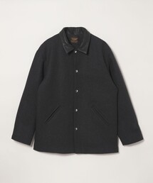 SKOOKUM（スクーカム）の「＜SKOOKUM × monkey time＞メルトン レザーカラー ジャケット グレー（ブルゾン）」
