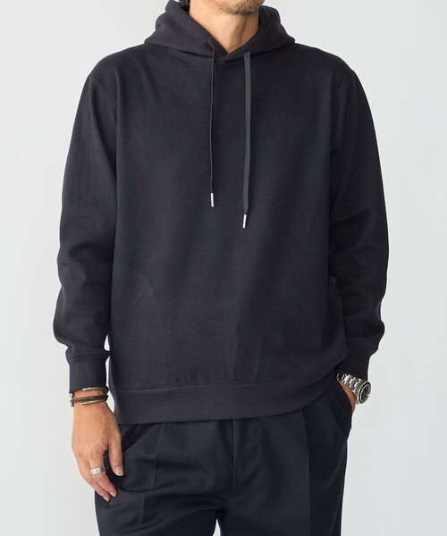 SHIPS(シップス)の「〈吸湿発熱〉モイスチャー パーカー(パーカー・メンズ・ネイビー/ベージュ/ライトグレー・SMALL/MEDIUM/LARGE/X-LARGE)」の3枚目の写真