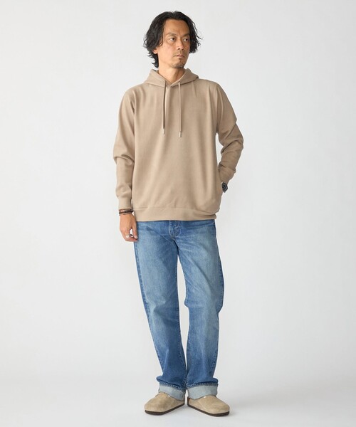 SHIPS(シップス)の「〈吸湿発熱〉モイスチャー パーカー(パーカー・メンズ・ネイビー/ベージュ/ライトグレー・SMALL/MEDIUM/LARGE/X-LARGE)」の4枚目の写真