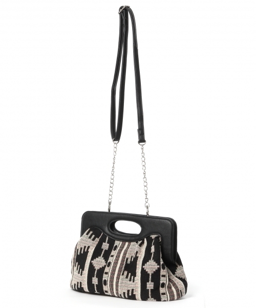 GLOBAL WORK（グローバルワーク）の「チェーンショルダークラッチ/716953（ショルダーバッグ・レディース・ホワイト/その他/ゴールド/ブルー・FREE）」の18枚目の写真